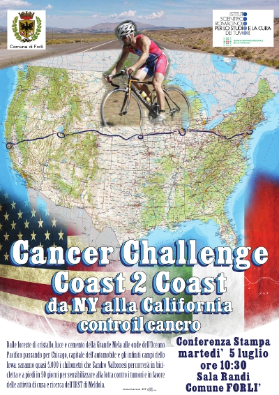 Locandina Cancer Challenge Coast to Coast